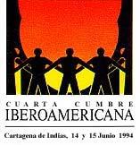 logotipo IV Cumbre Iberoamericana Cartagena de Indias 1994