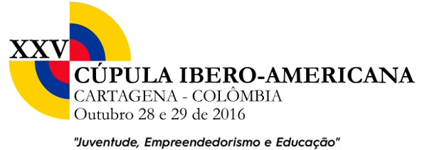 logotipo XXV Cúpula Ibero-Americana, Cartagena das Índias 2016 – “Juventude, empreendedorismo e educação”