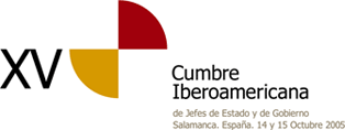logotipo XV Cumbre Iberoamericana Salamanca 2005