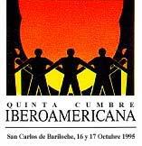 logotipo V Cumbre Iberoamericana San Carlos de Bariloche 1995