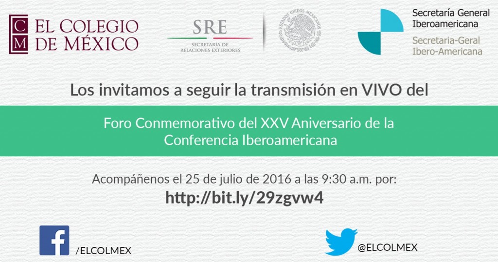 Transmisión en vivo Foro 25 años de la CIbero